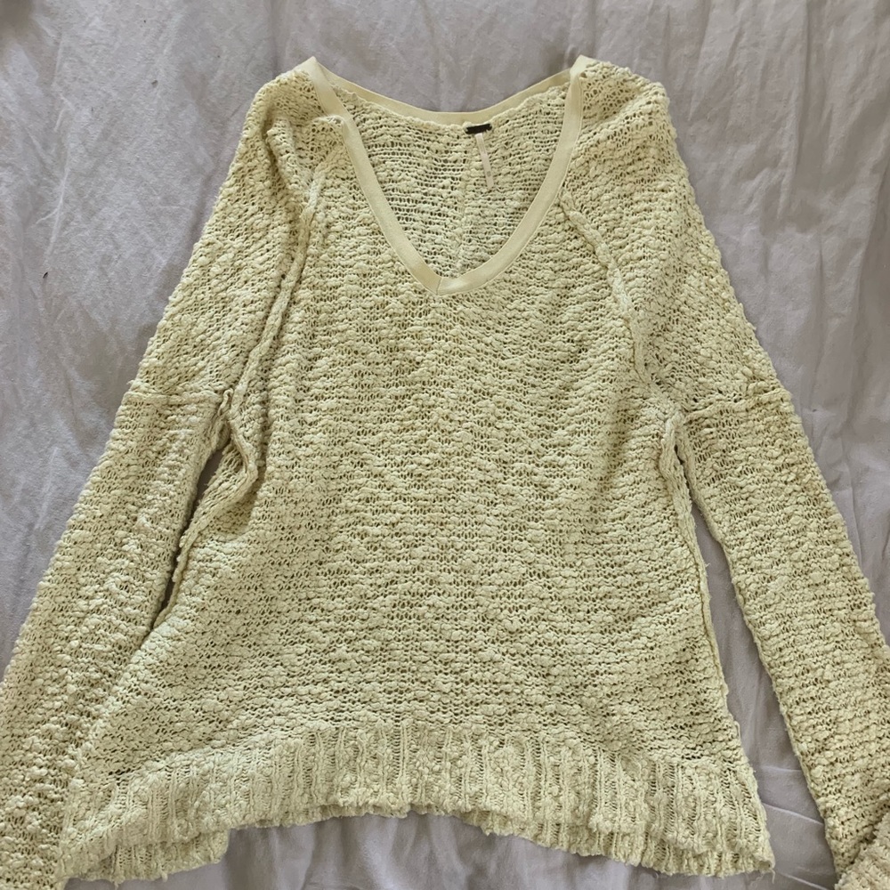 Free People oversized knit sweater